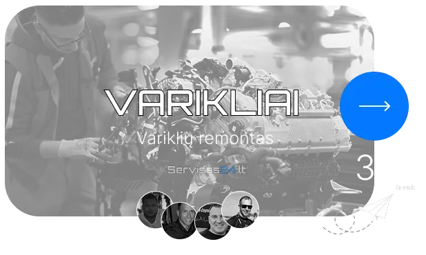 varikliu remontas vilnius kaunas klaipeda