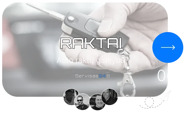 automobiliu raktu gamyba kaune vilniuje klaipedoje