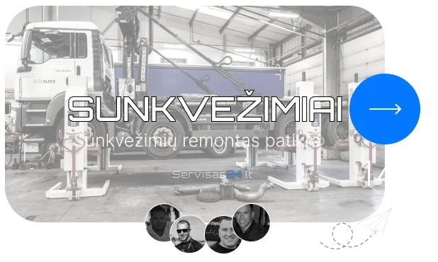 sunkvezimiu vilkiku remontas kaune vilniuje klaipedoje