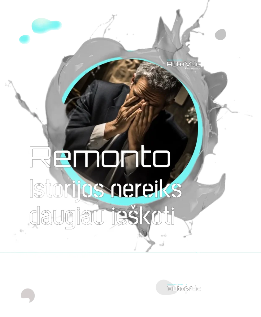 Remonto problemų sprendimas Vilniuje – AutoVDC padeda rasti tikrą gedimo priežastį be bereikalingų remontų

Description (su integruotais 5 DUK):
„Remonto istorijos nereiks daugiau ieškoti“ – tai reiškia, kad „AutoVDC“ Vilniuje padeda klientams iš karto rasti tikrąją automobilio gedimo priežastį, o ne klaidžioti tarp spėjimų ir brangių, bet neveiksmingų remontų. Vienas dažniausių klausimų: kodėl kartais automobilis remontuojamas kelis kartus, bet problema niekur nedingsta? Todėl, kad sprendžiamos pasekmės, o ne tikroji gedimo priežastis – be tikslios diagnostikos remontas tampa loterija.

Antras dažnas klausimas – kaip išvengti bereikalingų remontų? Atsakymas paprastas: reikia pradėti nuo profesionalios diagnostikos, kuri parodo realią gedimo kilmę, o ne tik simptomus. Tai leidžia iš karto pasirinkti teisingą sprendimą.

Trečias klausimas: ar tikrai įmanoma sutaupyti, darant „brangesnę“ diagnostiką? Taip, nes viena tiksli diagnostika dažnai kainuoja mažiau nei keli nesėkmingi bandymai „spėliojant“, keičiant dalis be aiškaus pagrindo.

Ketvirtas klausimas: kada verta kreiptis į AutoVDC? Kai automobilis jau buvo remontuotas, bet gedimas grįžta, kai skirtingi servisai pateikia skirtingas versijas arba kai nebenorite eksperimentų su savo pinigais ir laiku.

Ir penktas klausimas: ar AutoVDC garantuoja, kad gedimas bus rastas? Garantija slypi procese – sprendimai priimami remiantis testais, matavimais ir duomenimis, o ne nuojauta. Tai maksimaliai sumažina riziką suklysti.

Jeigu ieškote autoserviso Vilniuje, kuriame nebus „remonto detektyvo“ istorijų, o sprendimai bus paremti faktais, „AutoVDC“ padeda uždaryti problemą vieną kartą – be bereikalingų bandymų ir nusivylimų.